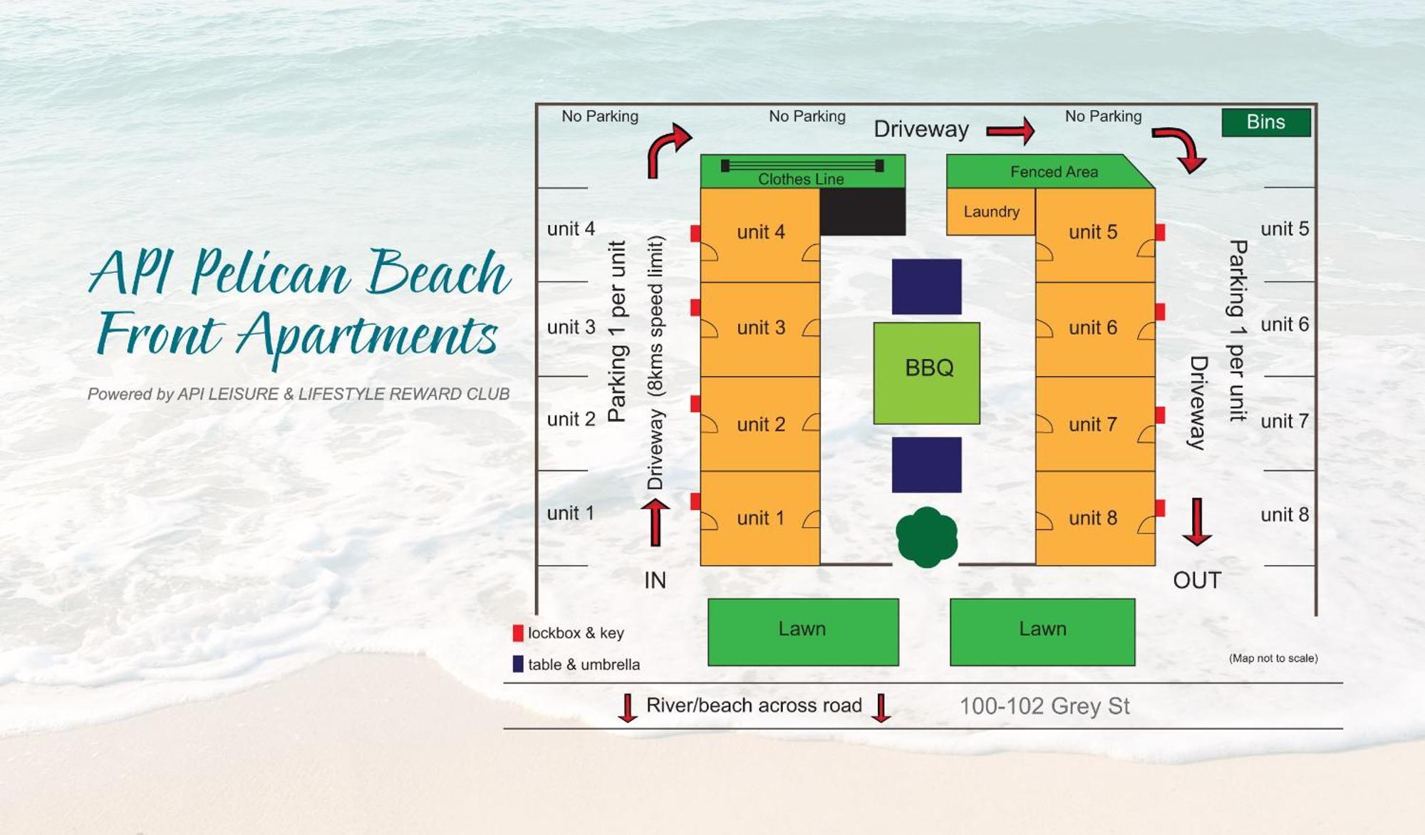 Api Pelican Beach Front Apartments 卡尔巴里 外观 照片